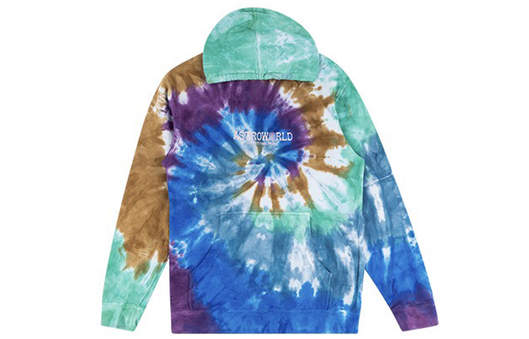 Travis Cactus Jack Astroworld Tie-Dye Hoodie Blue Unisex. TC-87 圖 3