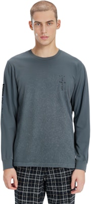 Travis Scott Cactus Jack 后背装饰长袖灰色T恤 TC-370 Purchase Travis Scott Cactus Jack 后背装饰长袖灰色T恤 TC-370