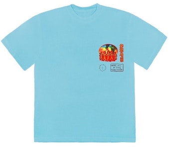 Travis Scott Cactus Jack 2020合作款T恤浅蓝色 Buy Travis Scott Cactus Jack 2020合作款T恤浅蓝色