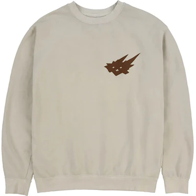 Travis Scott Cactus Jack Logo Sweatshirt Beige Unisex. TC-80 Lookbook Travis Scott Cactus Jack Logo Sweatshirt Beige Unisex. TC-80