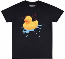Travis Scott Cactus Jack Cartoon Duck Graphic Tee Black Unisex. TC-29 Travis Scott Cactus Jack Cartoon Duck Graphic Tee Black Unisex. TC-29