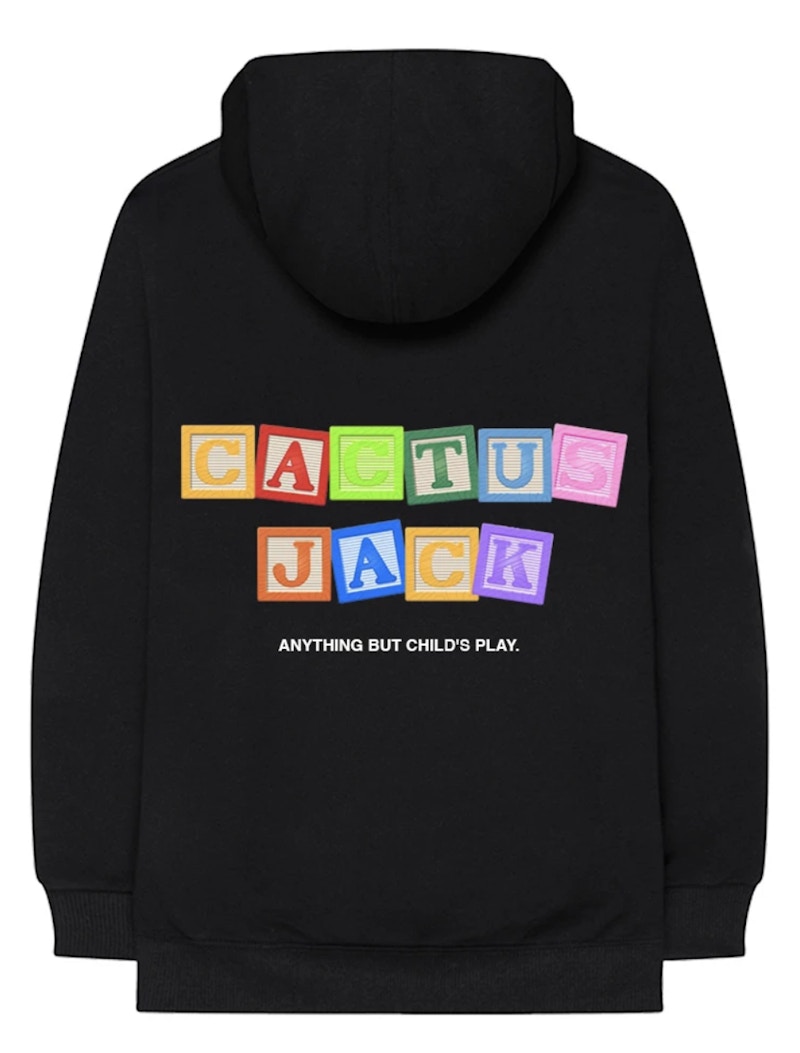 Travis Cactus Jack Child's Play Hoodie Black 圖 2