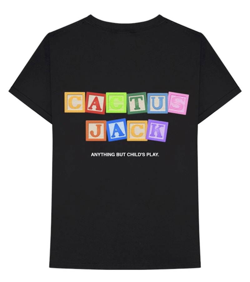 Travis Cactus Jack Child's Play T-Shirt Black 圖 2