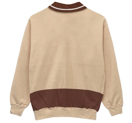 Travis Scott Cactus Jack Cross Rugby Sweater Tan/Brown Order Travis Scott Cactus Jack Cross Rugby Sweater Tan/Brown