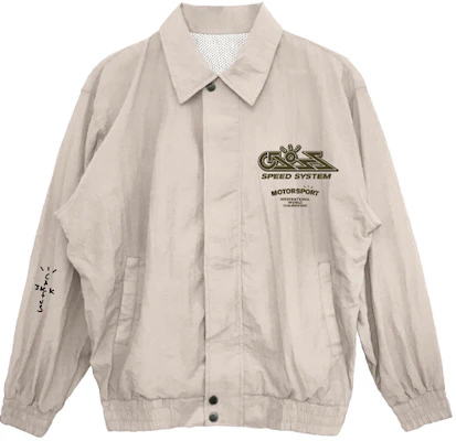 Travis Scott Cactus Jack聯名Logo長袖外套 白色男女通用 TC-64 Buy Travis Scott Cactus Jack聯名Logo長袖外套 白色男女通用 TC-64