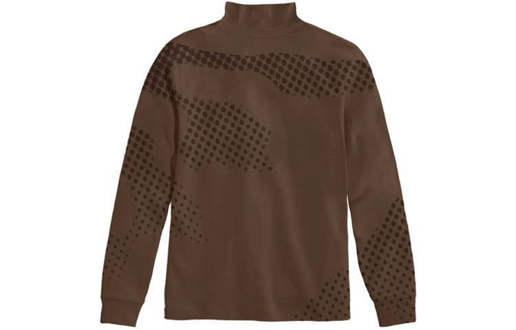 Travis Cactus Jack Crossover Mesh Mock Neck Sweatshirt Brown Unisex TC-59 圖 3