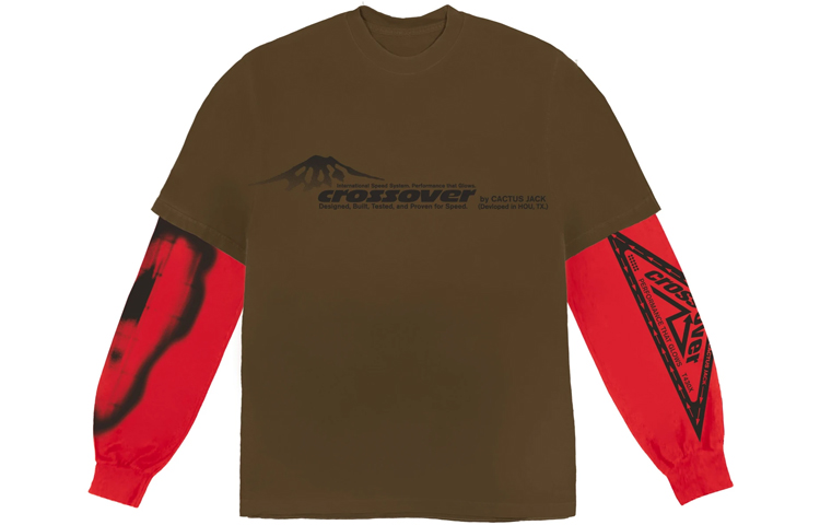 Travis Cactus Jack Crossover Patchwork Crewneck Sweatshirt Unisex TC-58