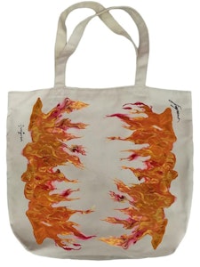 特拉维斯·斯科特 Cactus Jack 联名火焰托特包奶油色 Order 特拉维斯·斯科特 Cactus Jack 联名火焰托特包奶油色