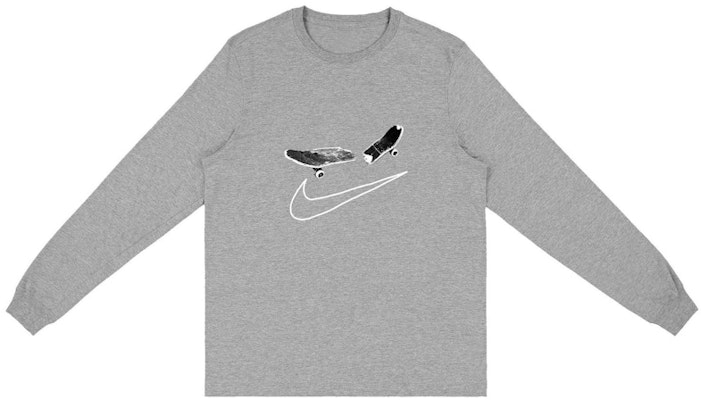 Travis Scott Cactus Jack For Nike SB Longsleeve T-Shirt II Grey Buy Travis Scott Cactus Jack For Nike SB Longsleeve T-Shirt II Grey