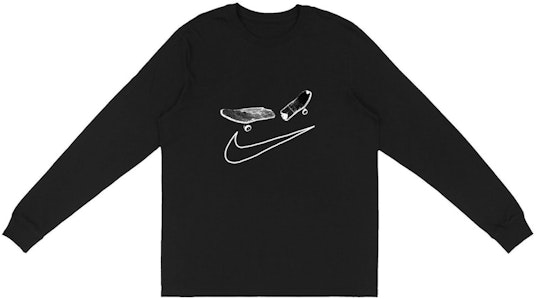 Travis Scott Cactus Jack x Nike SB T-Shirt Lengan Panjang Hitam Buy Travis Scott Cactus Jack x Nike SB T-Shirt Lengan Panjang Hitam