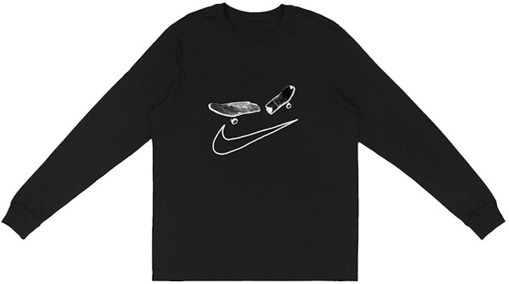 Travis Scott Cactus Jack For Nike SB Longsleeve T-Shirt I Black Buy Travis Scott Cactus Jack For Nike SB Longsleeve T-Shirt I Black