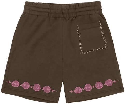 Celana Pendek Coklat Travis Scott Cactus Jack FW22 Unisex untuk Kasual. CJFN-SS91 Lookbook Celana Pendek Coklat Travis Scott Cactus Jack FW22 Unisex untuk Kasual. CJFN-SS91