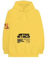Travis Scott Cactus Jack Letter Hoodie Yellow Unisex TC-377 Travis Scott Cactus Jack Letter Hoodie Yellow Unisex TC-377