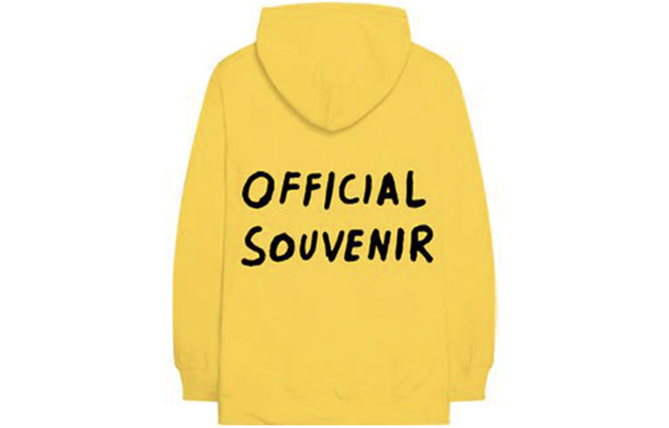 Lookbook 트래비스 스캇 캑터스 잭 레터 후디 옐로우 유니섹스 TC-377