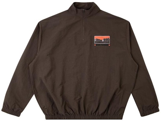 Chaqueta Rompevientos Marrón Travis Scott Cactus Jack con Estampado de Letras. CJNTOP12BROWN Order Chaqueta Rompevientos Marrón Travis Scott Cactus Jack con Estampado de Letras. CJNTOP12BROWN