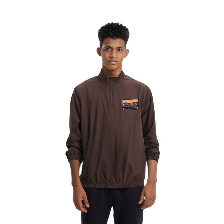 Purchase Chaqueta Rompevientos Marrón Travis Scott Cactus Jack con Estampado de Letras. CJNTOP12BROWN