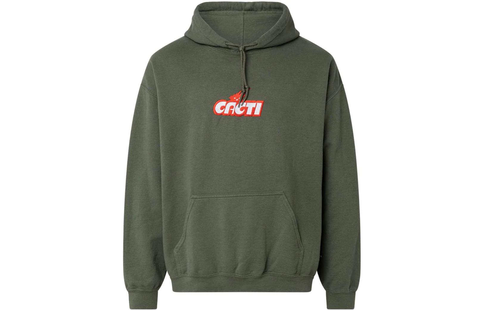 cactus jack olive hoodie