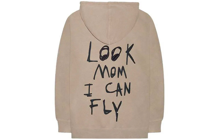 Travis Cactus Jack Look Mom I Can Fly Hoodie Brown Unisex Cartoon Design TC-276 圖 3