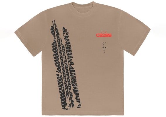 Travis Scott Cactus Jack Racetrack Tee Tan Buy Travis Scott Cactus Jack Racetrack Tee Tan