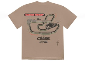 Camiseta Travis Scott Cactus Jack Racetrack Beige Order Camiseta Travis Scott Cactus Jack Racetrack Beige