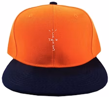 Travis Scott Cactus Jack Records Hat Orange/Navy Travis Scott Cactus Jack Records Hat Orange/Navy
