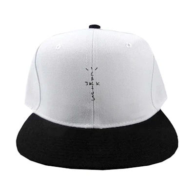 Travis Cactus Jack Records Hat White/Black