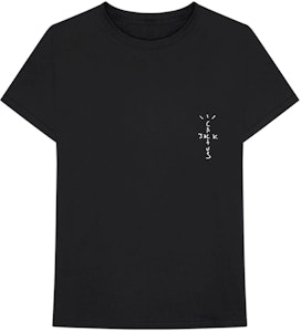 崔維斯·斯科特 Cactus Jack 唱片 黑色T恤衫 Buy 崔維斯·斯科特 Cactus Jack 唱片 黑色T恤衫