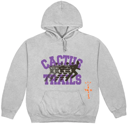 Travis Scott Cactus Jack Running Wild Hoodie Abu-Abu Varsity Unisex CJNT-HS11 Buy Travis Scott Cactus Jack Running Wild Hoodie Abu-Abu Varsity Unisex CJNT-HS11