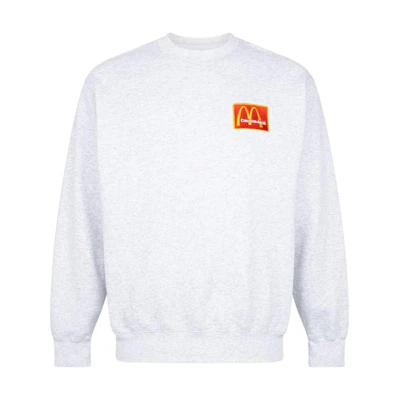 Travis Cactus Jack SS22 Grey Crewneck Long Sleeve Sweatshirt CJMDCS118GREY