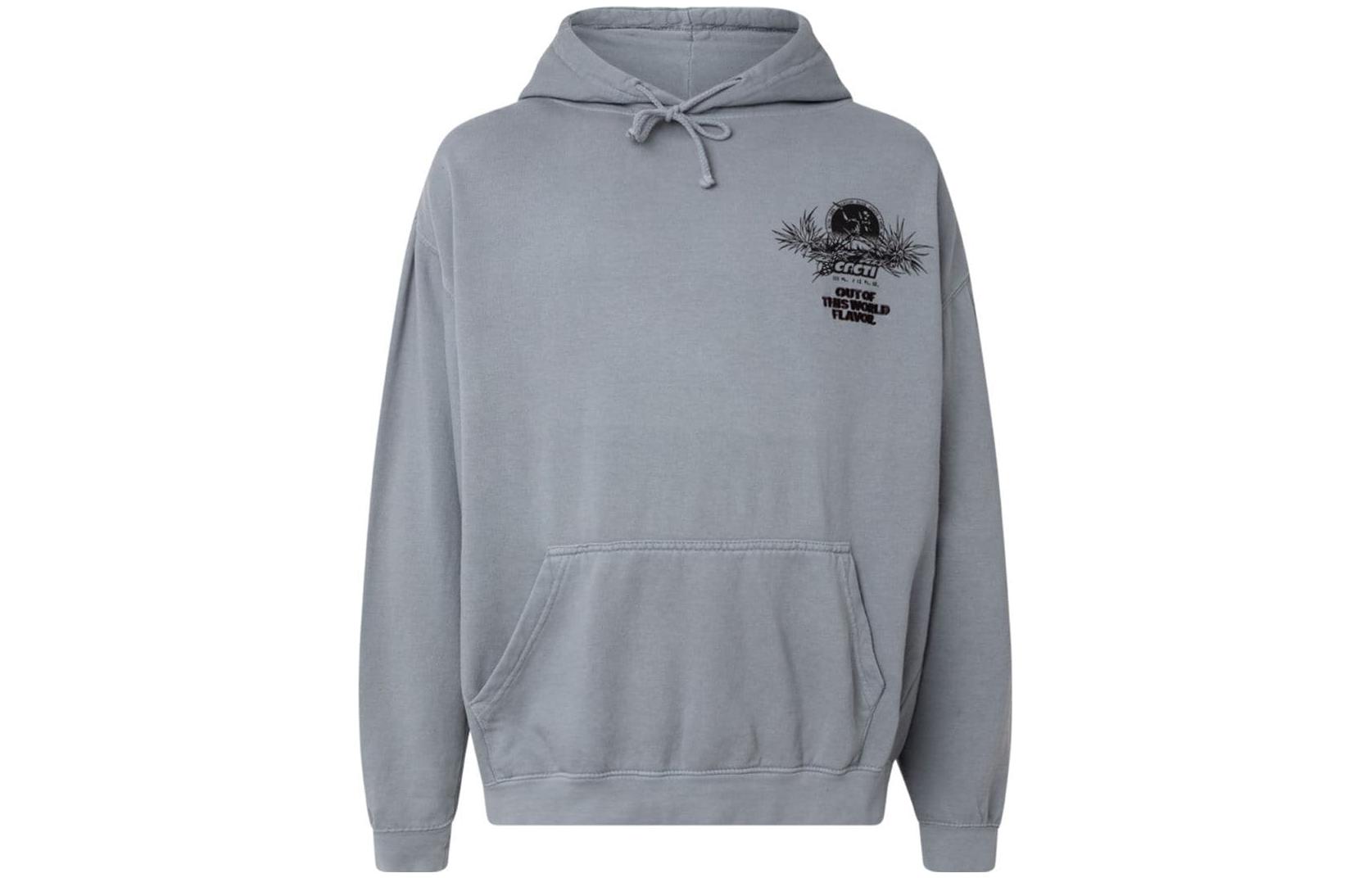 Travis Cactus Jack SS22 Pond Print Hoodie Gray - CACTHS03