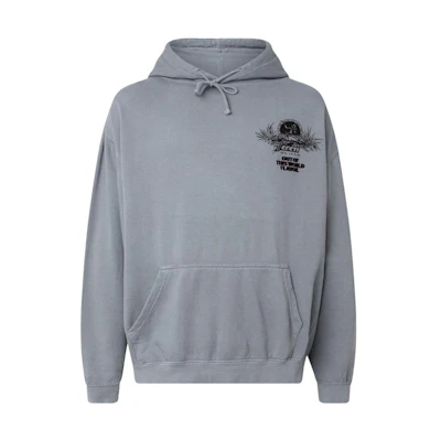 Travis Cactus Jack SS22 Pond Print Hoodie Gray - CACTHS03