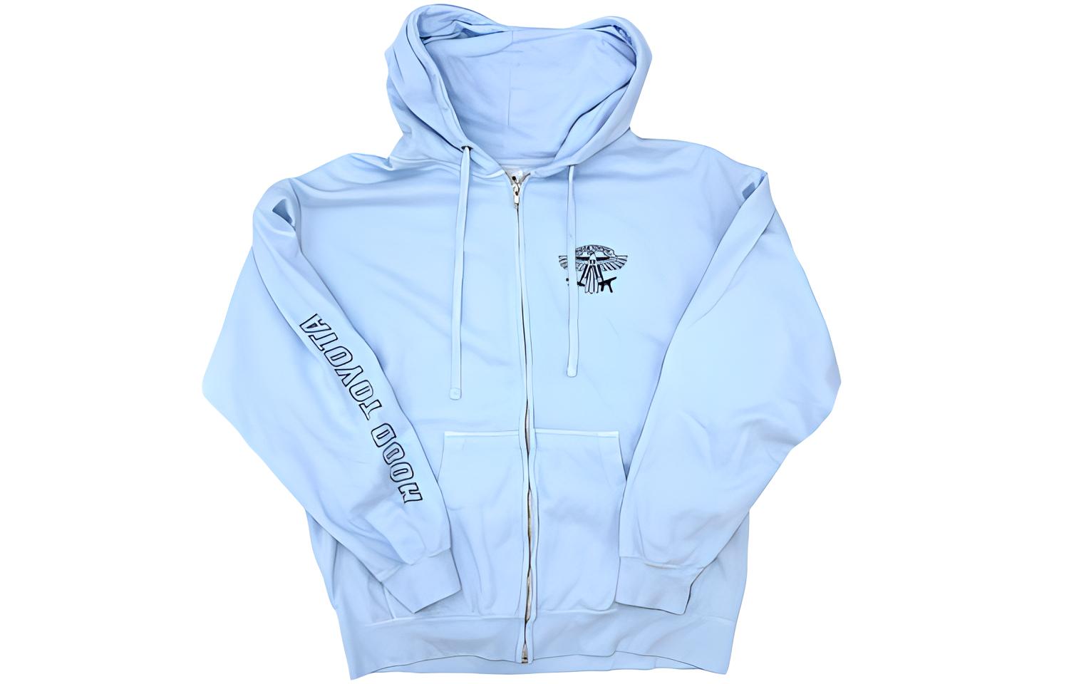 Travis Cactus Jack Toyota Birds Archive Blue Zip Hoodie Unisex. TC-355