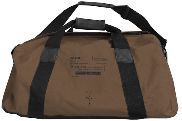 Travis Scott Cactus Jack Travel Duffel Brown Buy Travis Scott Cactus Jack Travel Duffel Brown