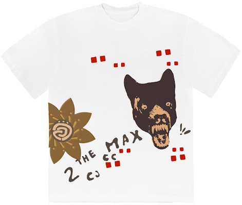 Travis Scott Cactus Jack Wolf T-shirt 'White' Buy Travis Scott Cactus Jack Wolf T-shirt 'White'