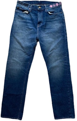 Travis Scott Cactus Jack x Fragment 設計藍色牛仔褲 男女適穿. CJFN-SS21 Order Travis Scott Cactus Jack x Fragment 設計藍色牛仔褲 男女適穿. CJFN-SS21