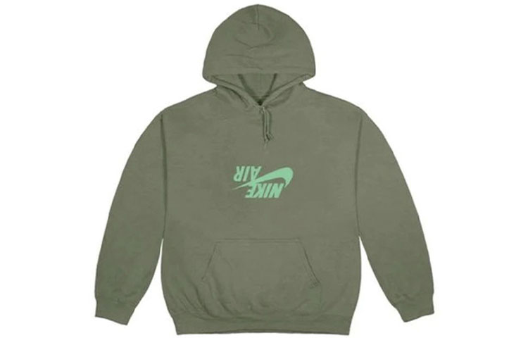 Travis Scott Cactus Jack x Jordan Hoodie Green Unisex Letter Print Fall Collection TC-375