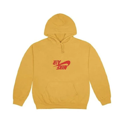 Travis Cactus Jack Jordan Letter Print Yellow Hoodie Unisex. TC-374
