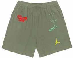 Travis Scott Cactus Jack x Jordan Reverse Swoosh Green Shorts Unisex. TC-301 Travis Scott Cactus Jack x Jordan Reverse Swoosh Green Shorts Unisex. TC-301