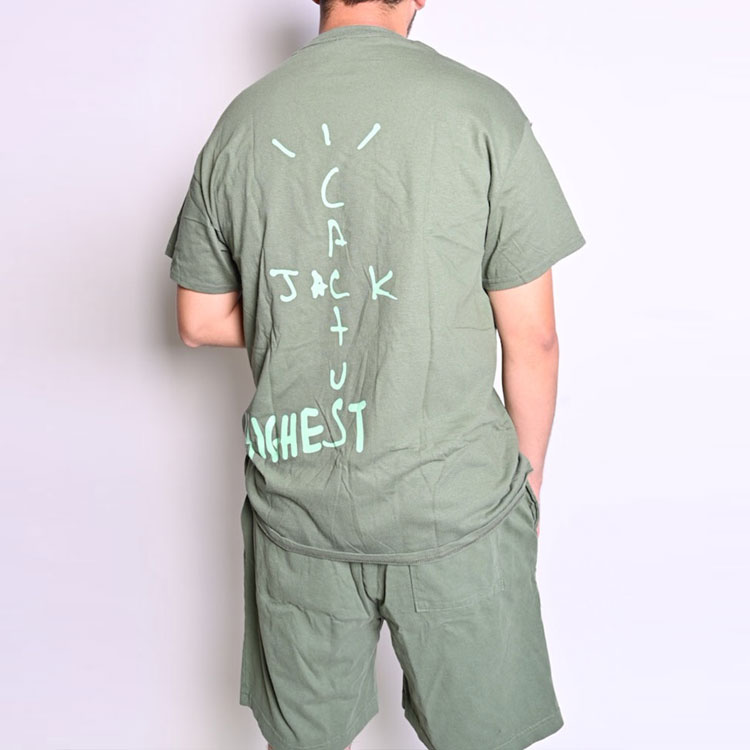 Purchase トラヴィススコット Cactus Jack x ジョーダン リバーススウッシュ グリーンショーツ ユニセックス TC-301