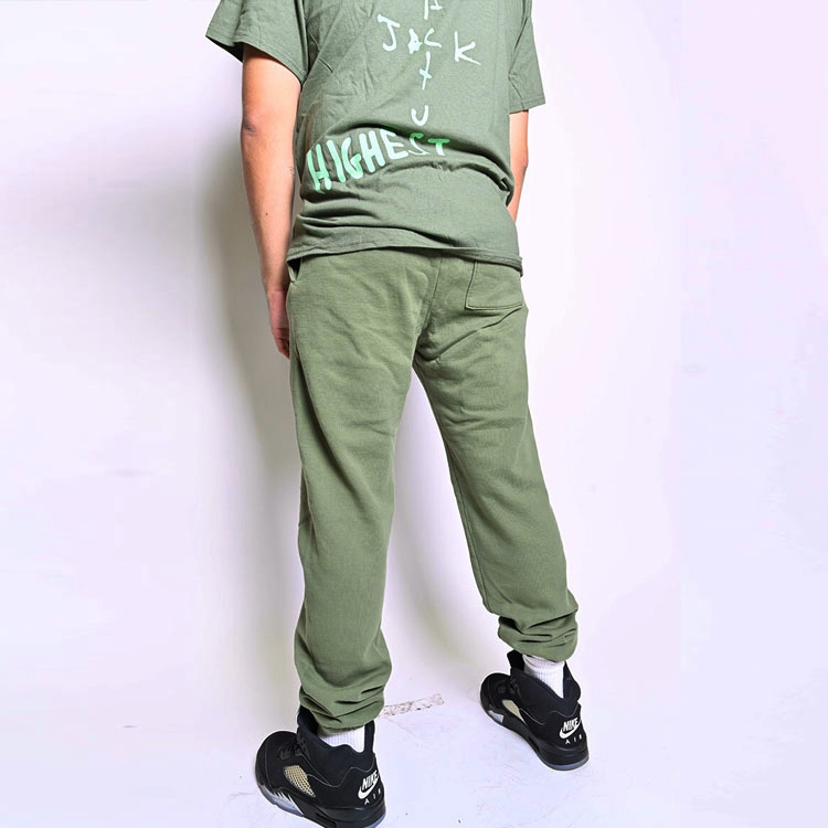 Details for Travis Scott Cactus Jack x Jordan 反钩绿运动长裤 男女通用款式。 TC-302