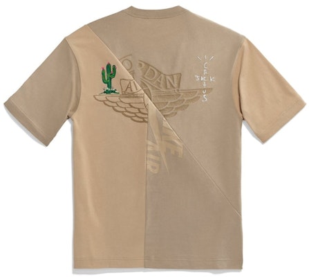 Travis Scott Cactus Jack x Jordan T-Shirt Khaki/Desert Order Travis Scott Cactus Jack x Jordan T-Shirt Khaki/Desert