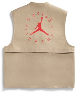 Travis Scott Cactus Jack x Jordan Utility Vest Desert Khaki/University Red Malaysia CW3169-201 Order Travis Scott Cactus Jack x Jordan Utility Vest Desert Khaki/University Red Malaysia CW3169-201