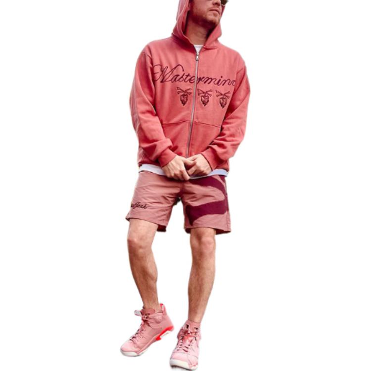 Travis Cactus Jack Mastermind SS22 Pink Skull Embroidered Zip Sweatshirt. CJFM-HZ07 圖 4