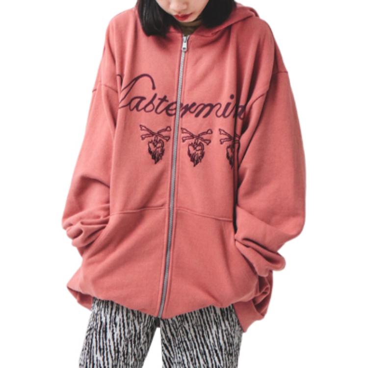 Travis Cactus Jack Mastermind SS22 Pink Skull Embroidered Zip Sweatshirt. CJFM-HZ07 圖 6