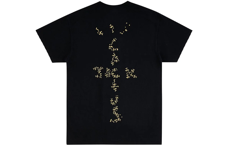 Lookbook Kaos Unisex Hitam Travis Scott Cactus Jack x McDonald''s Crewneck. CJMDSS07