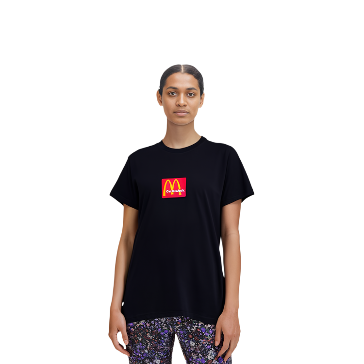 Details for Kaos Unisex Hitam Travis Scott Cactus Jack x McDonald''s Crewneck. CJMDSS07