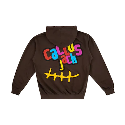 Travis Cactus Jack McDonald's Brown Hoodie Unisex Collab Graphic Design. TC-72
