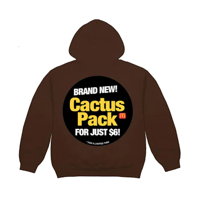 Travis Cactus Jack McDonald's Collab Hoodie Brown Unisex TS-XMCPSHBRN
