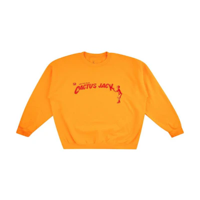 Travis Cactus Jack McDonald's Crewneck Sweatshirt Orange Edition CJMD-CS75