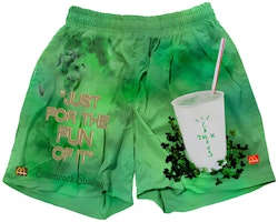 Travis Scott Cactus Jack x McDonald's Green Casual Shorts Unisex Collab. TC-358 Travis Scott Cactus Jack x McDonald's Green Casual Shorts Unisex Collab. TC-358